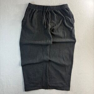 Y2K Starter Baggy Track Pants Mens XL Gray Sweatpants Loose Relaxed Drawstring